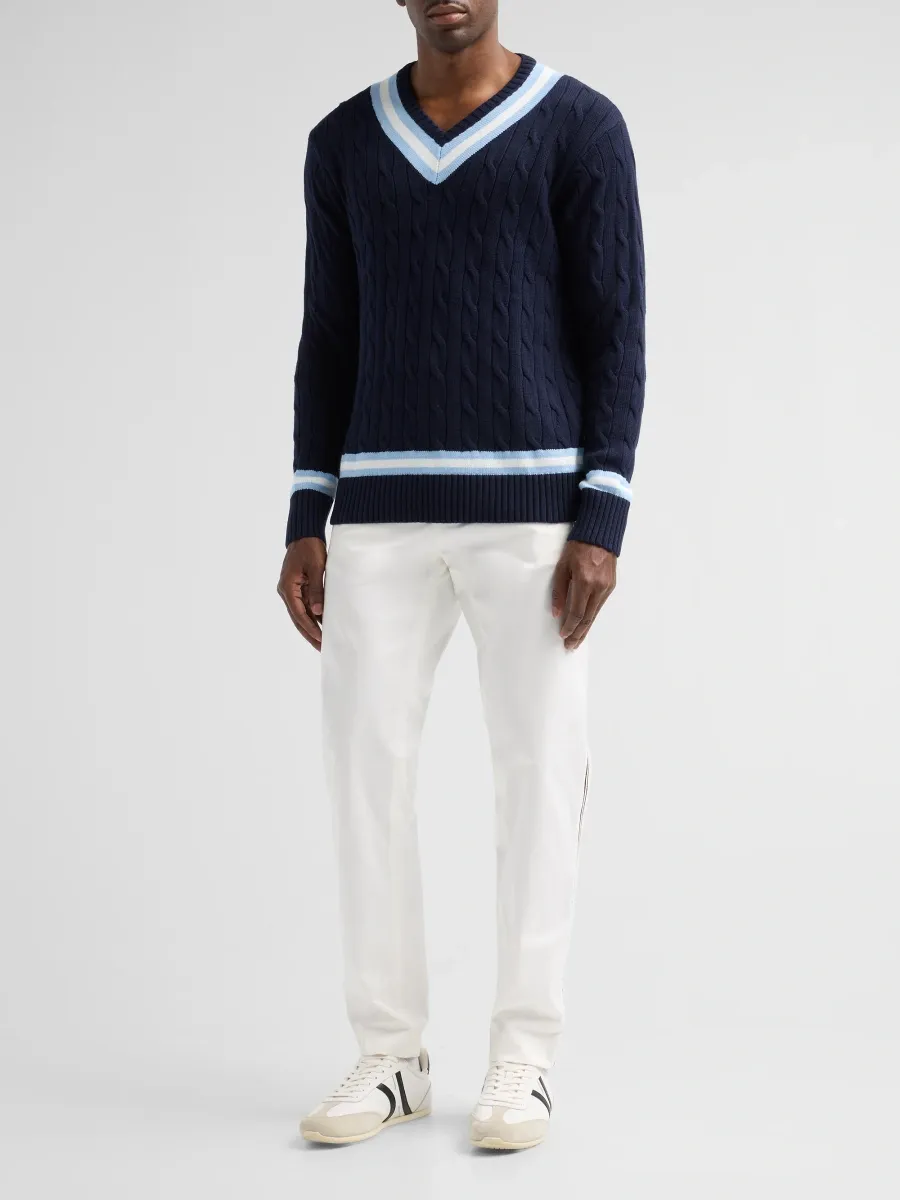 Boast Men Cotton-Blend Cable-Knit Sweater | Thumbnail 2 Boast Men Cotton-Blend Cable-Knit Sweater | Thumbnail 2