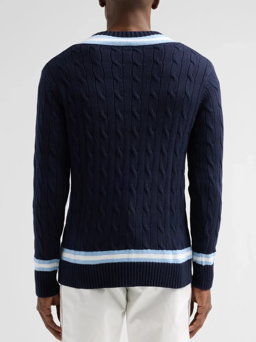 Boast Men Cotton-Blend Cable-Knit Sweater | Thumbnail 3 Boast Men Cotton-Blend Cable-Knit Sweater | Thumbnail 3