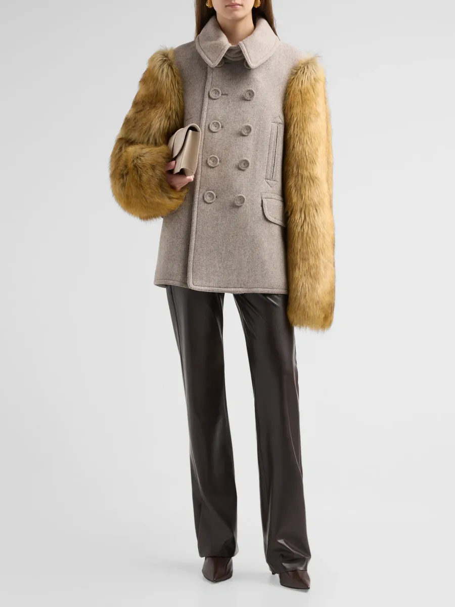 Altuzarra Women's Jordan Wool Double-Breasted Coat | Thumbnail 2