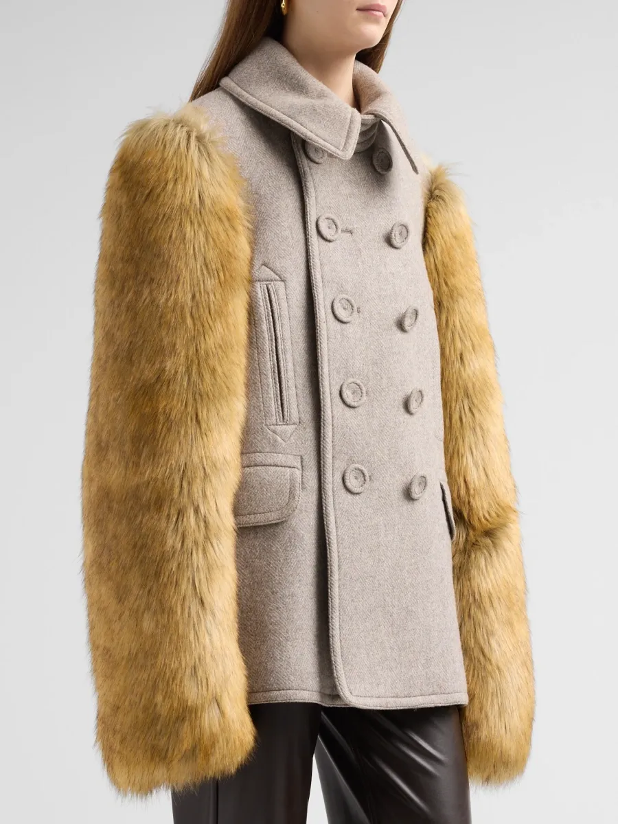 Altuzarra Women's Jordan Wool Double-Breasted Coat | Thumbnail 4