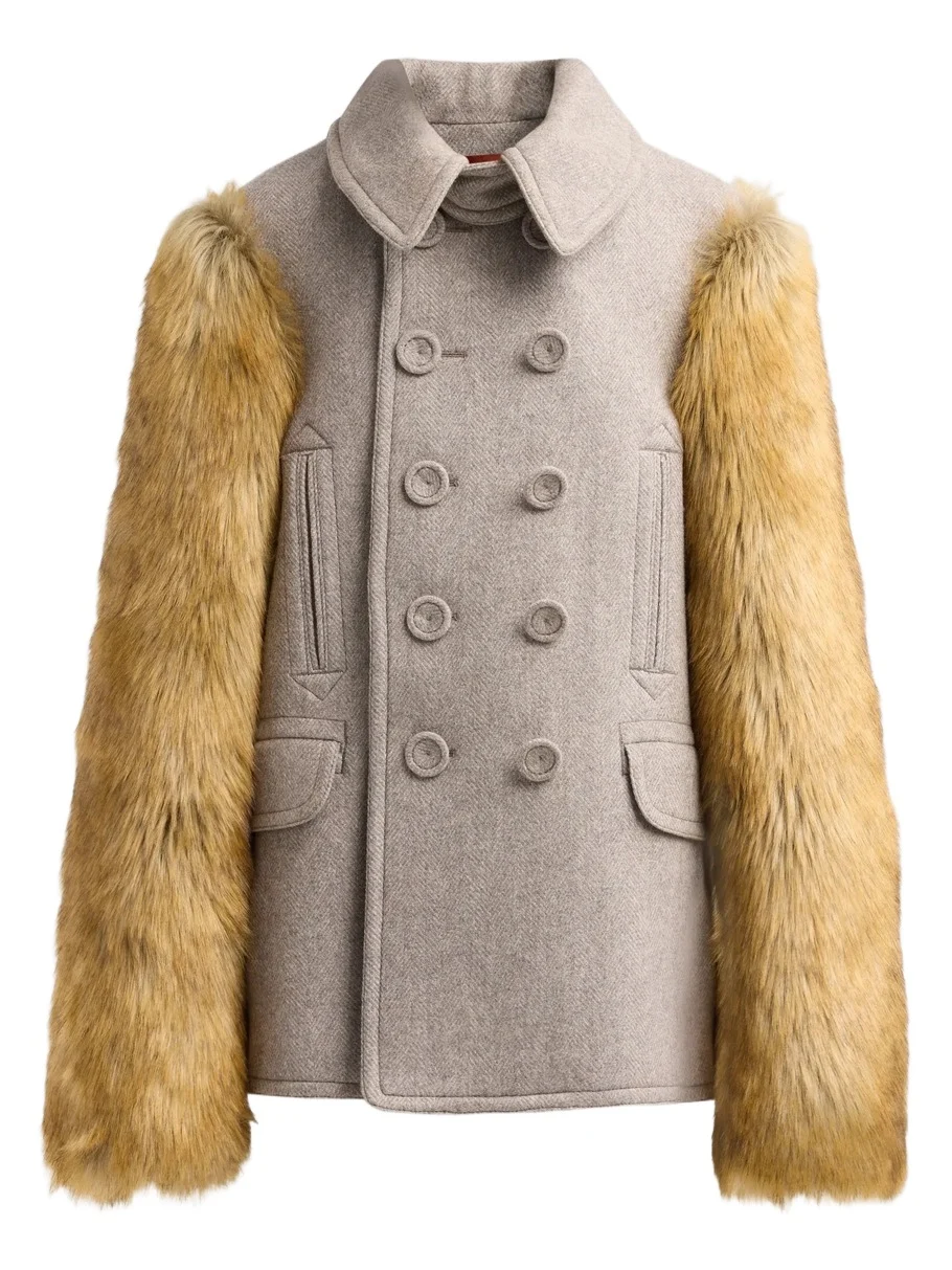 Women's Jordan Wool Double-Breasted Coat