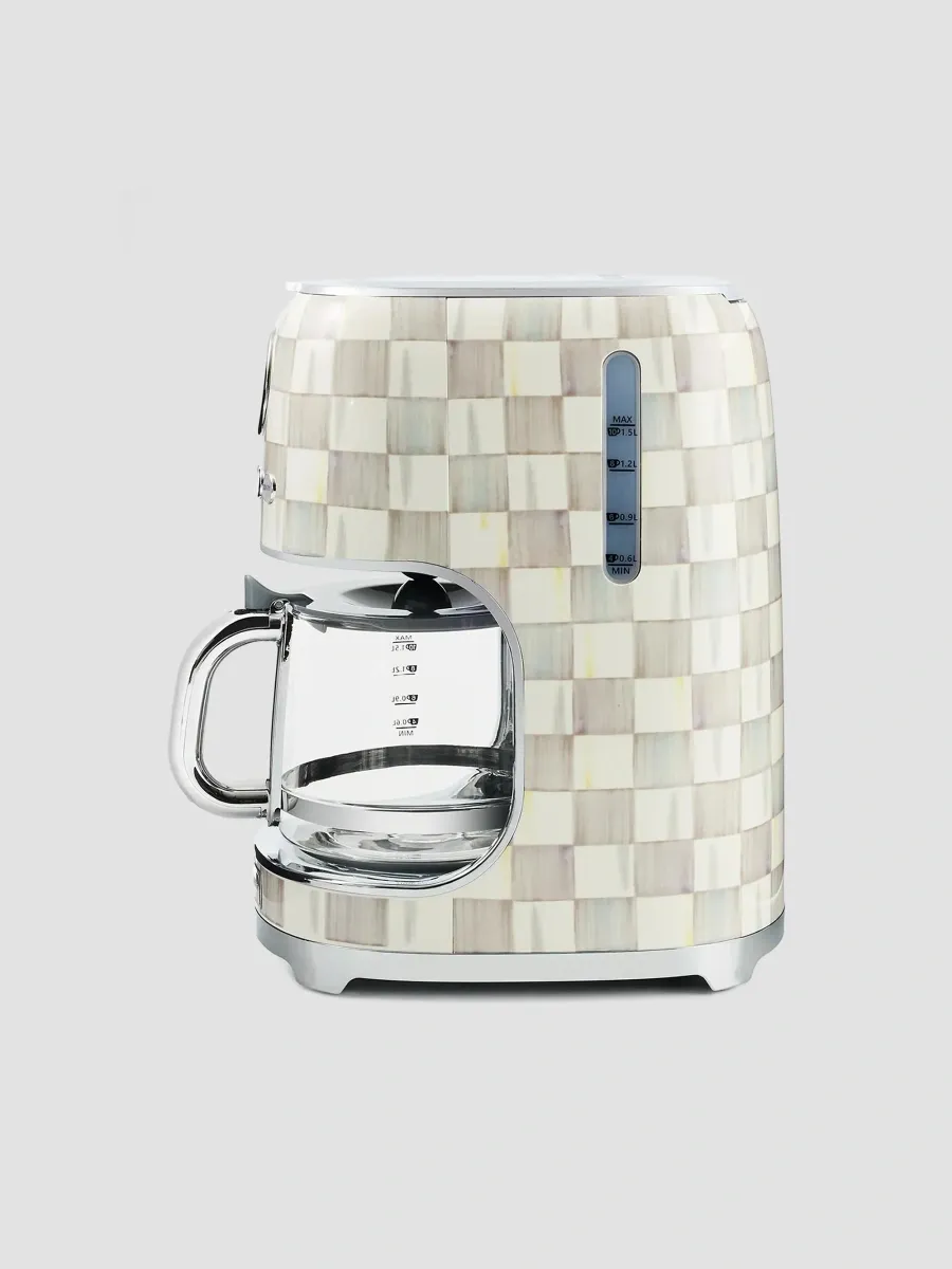 MacKenzie-Childs Sterling Check Drip Coffee Maker | Thumbnail 2