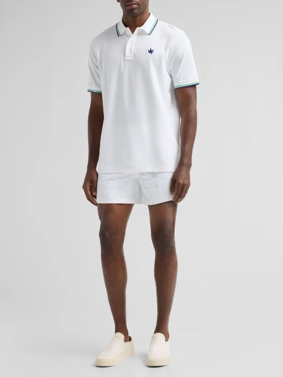 Boast Men 1983 Tipped Cotton Polo Shirt | Thumbnail 2