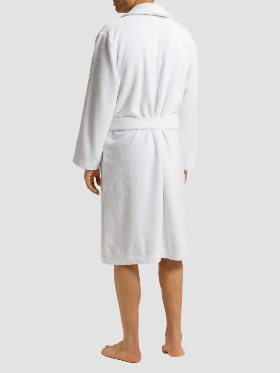 Hanro Men's Plush Cotton Terry Velour Robe | Thumbnail 4 Hanro Men's Plush Cotton Terry Velour Robe | Thumbnail 4