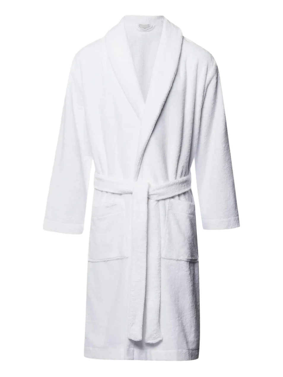 Hanro Men's Plush Cotton Terry Velour Robe