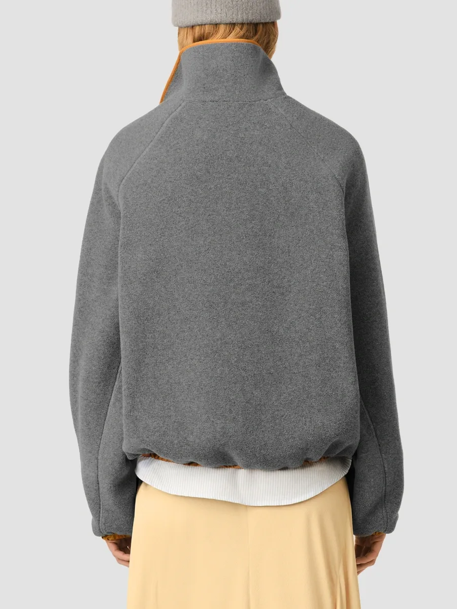 AMI PARIS Women's Ami Funnel-Neck Sweatshirt | Thumbnail 3