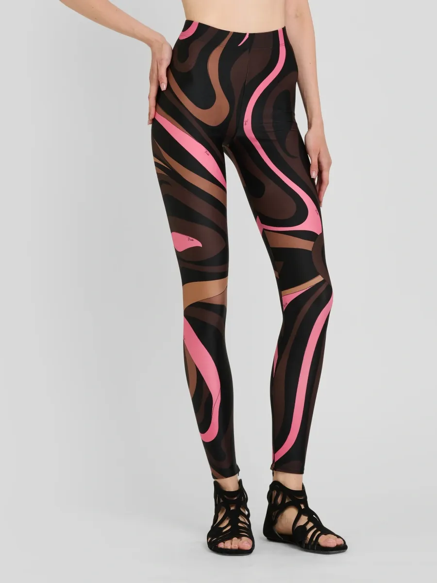PUCCI Women's Printed High-Rise Leggings | Thumbnail 4 PUCCI Women's Printed High-Rise Leggings | Thumbnail 4