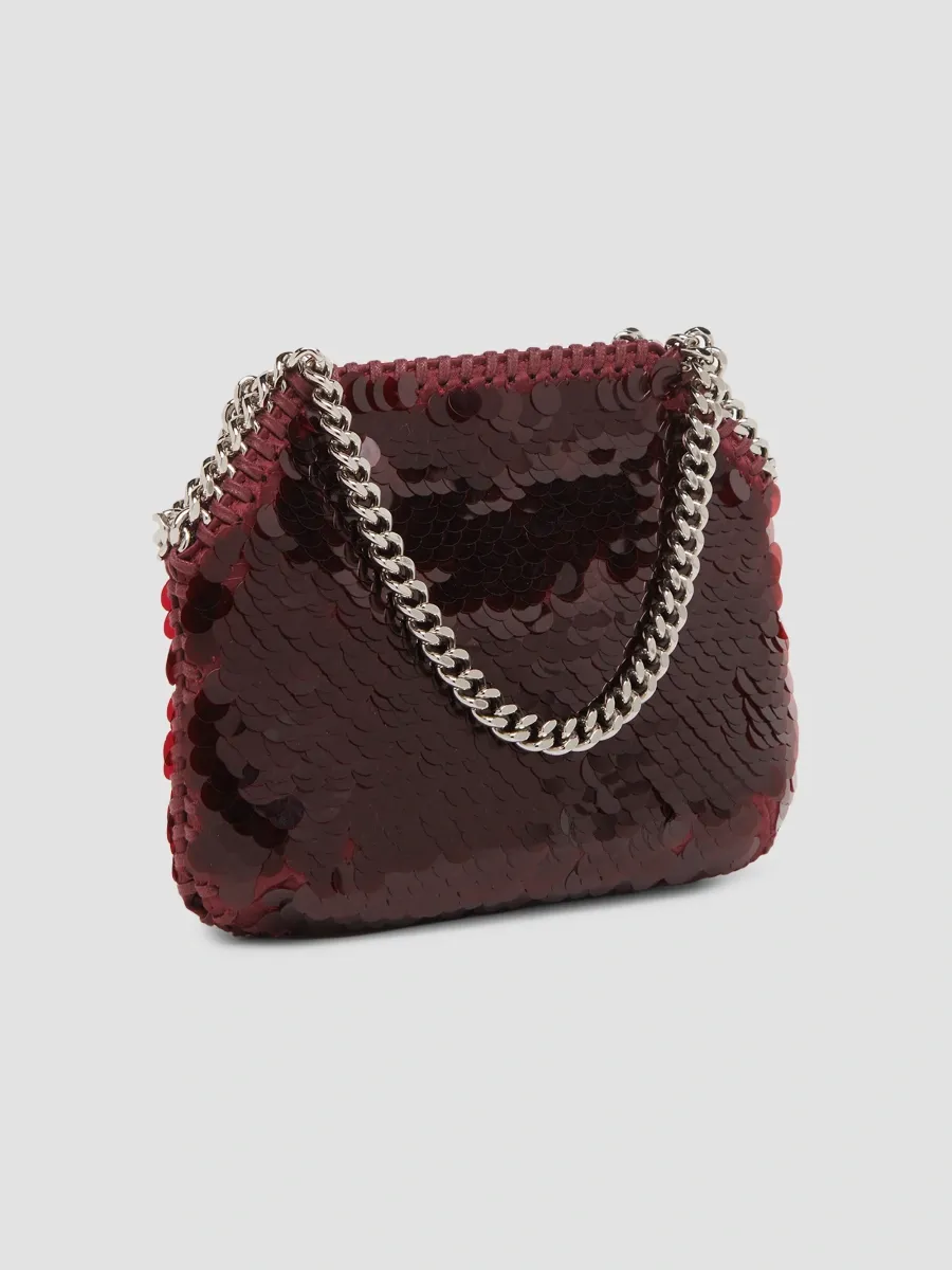 Stella McCartney Women's Falabella Mini Sequined Shoulder Bag | Thumbnail 3