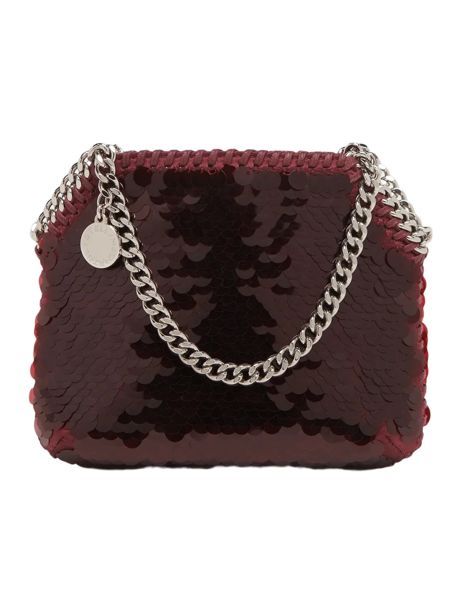 Women's Falabella Mini Sequined Shoulder Bag