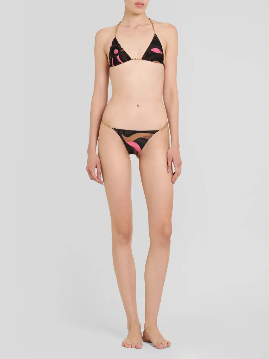 PUCCI Women's Printed Chain-Link Swim Bikini Top | Thumbnail 2 PUCCI Women's Printed Chain-Link Swim Bikini Top | Thumbnail 2