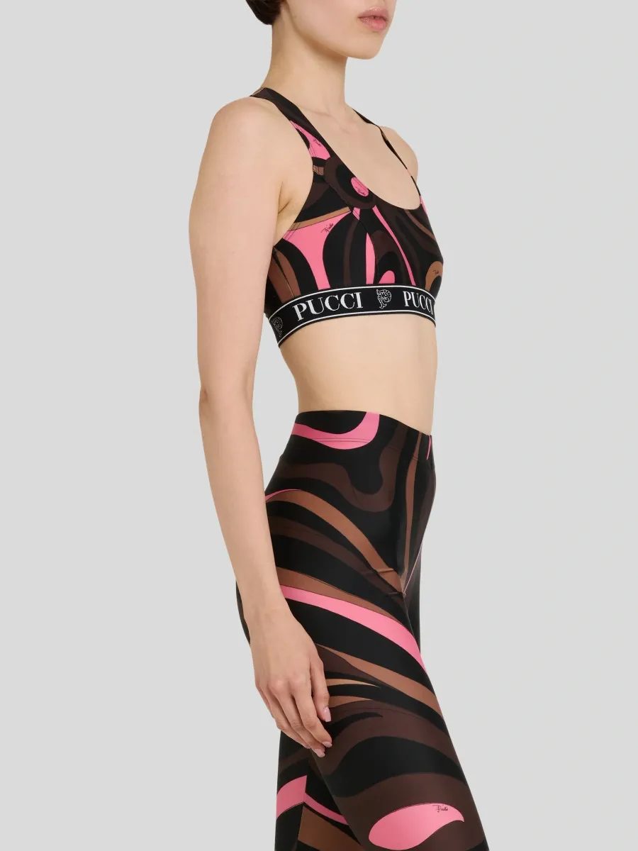 PUCCI Women's Printed Sports Bra | Thumbnail 4 PUCCI Women's Printed Sports Bra | Thumbnail 4