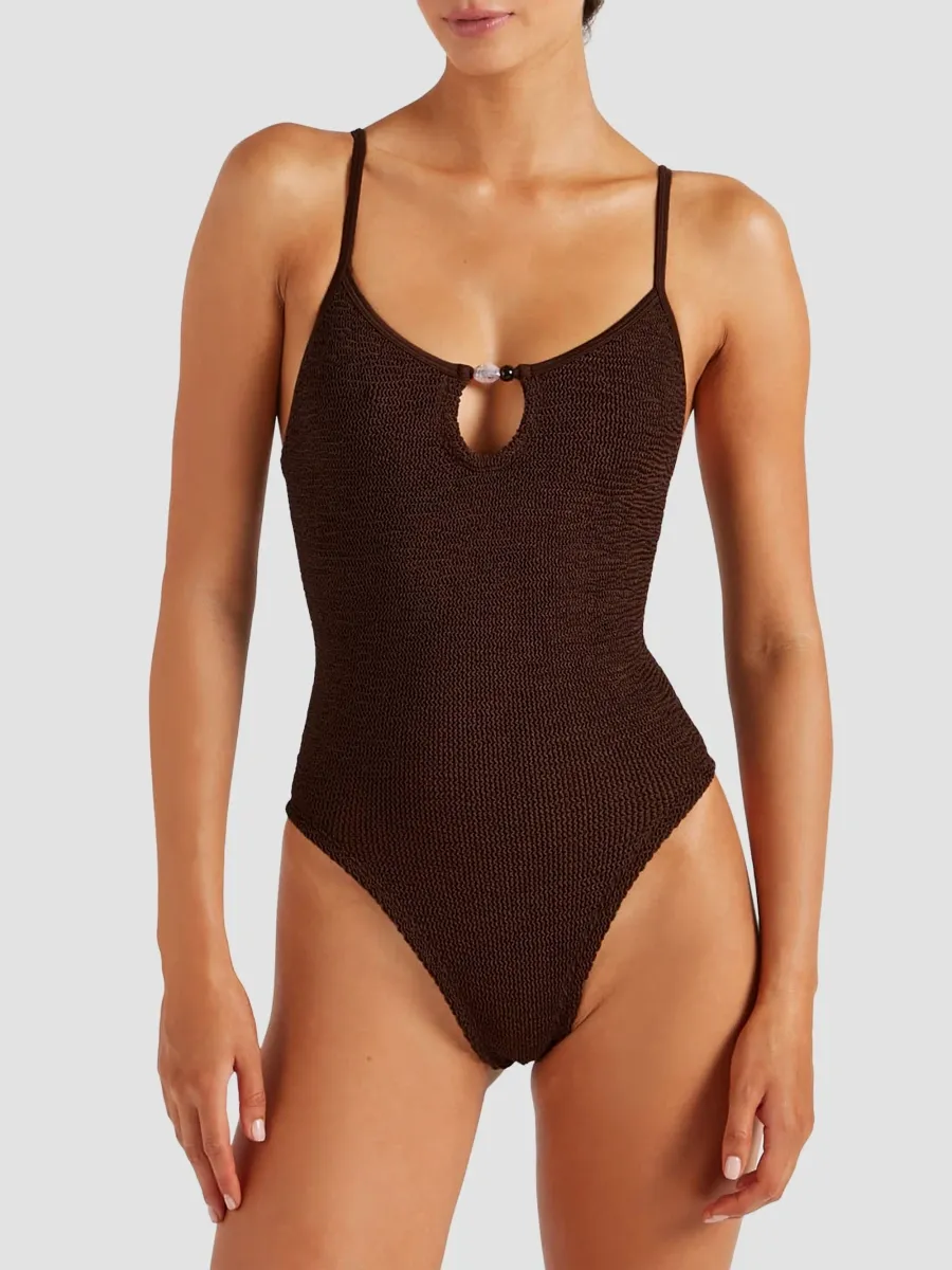 Hunza G Women's Mia Beaded One-Piece Swimsuit | Thumbnail 3 Hunza G Women's Mia Beaded One-Piece Swimsuit | Thumbnail 3