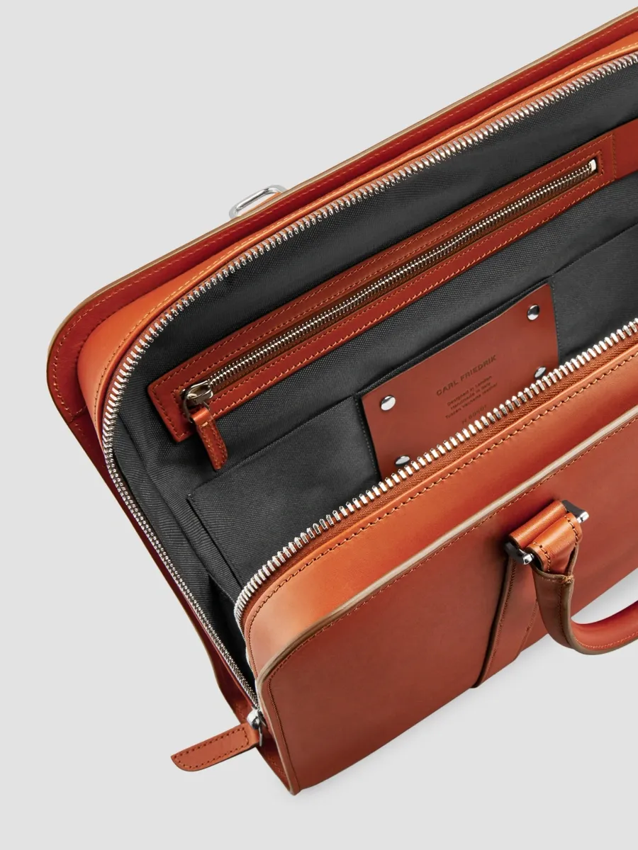 Carl Friedrik Men Heritage Palissy Leather Briefcase | Thumbnail 6 Carl Friedrik Men Heritage Palissy Leather Briefcase | Thumbnail 6