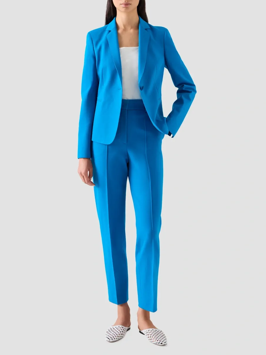 Akris punto Women's Notch-Lapel Jersey Jacket | Thumbnail 2