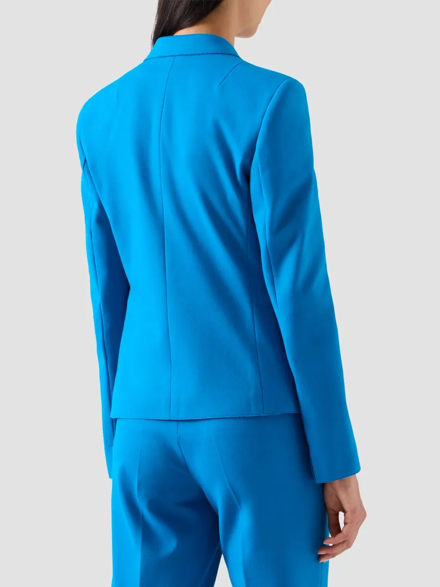 Akris punto Women's Notch-Lapel Jersey Jacket | Thumbnail 3