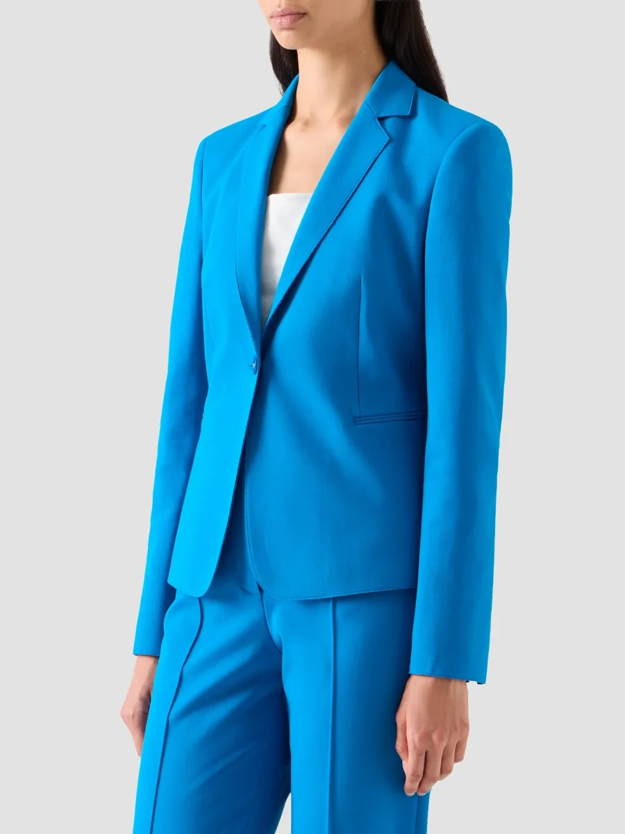 Akris punto Women's Notch-Lapel Jersey Jacket | Thumbnail 6