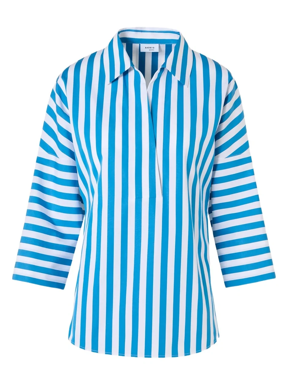 Women's Kodak Striped Cotton Poplin Blouse Women's Kodak Striped Cotton Poplin Blouse