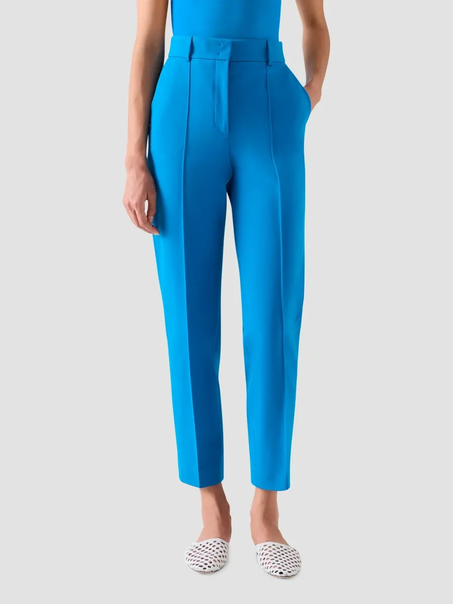 Akris punto Women's Ferry Tapered Jersey High-Rise Pants | Thumbnail 2 Akris punto Women's Ferry Tapered Jersey High-Rise Pants | Thumbnail 2