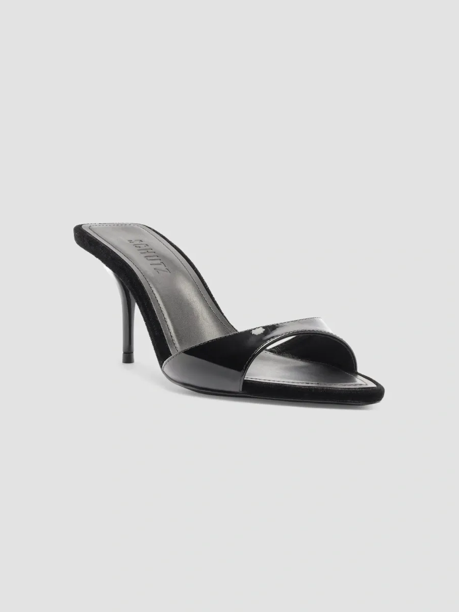 Schutz Women's Elodie 75MM Patent Leather Slip-On Sandals | Thumbnail 2 Schutz Women's Elodie 75MM Patent Leather Slip-On Sandals | Thumbnail 2