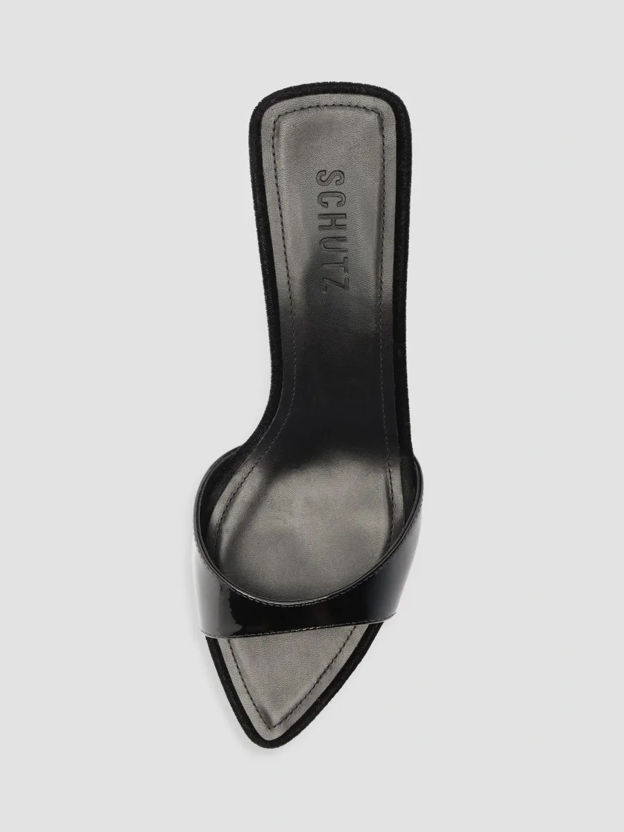 Schutz Women's Elodie 75MM Patent Leather Slip-On Sandals | Thumbnail 4 Schutz Women's Elodie 75MM Patent Leather Slip-On Sandals | Thumbnail 4
