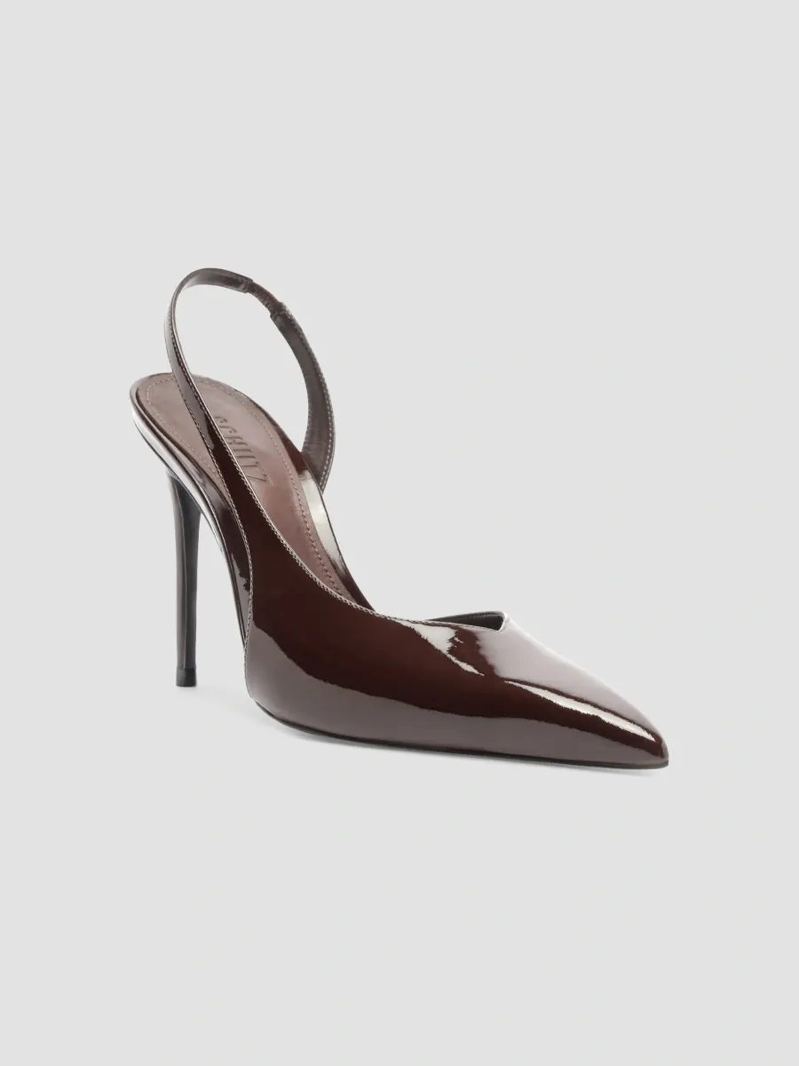 Schutz Women's Alessia 100MM Patent Leather Slingback Pumps | Thumbnail 2 Schutz Women's Alessia 100MM Patent Leather Slingback Pumps | Thumbnail 2