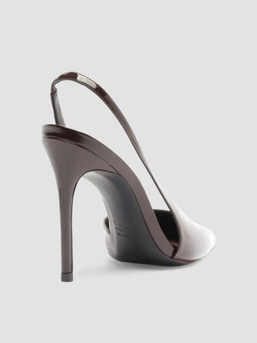 Schutz Women's Alessia 100MM Patent Leather Slingback Pumps | Thumbnail 3 Schutz Women's Alessia 100MM Patent Leather Slingback Pumps | Thumbnail 3