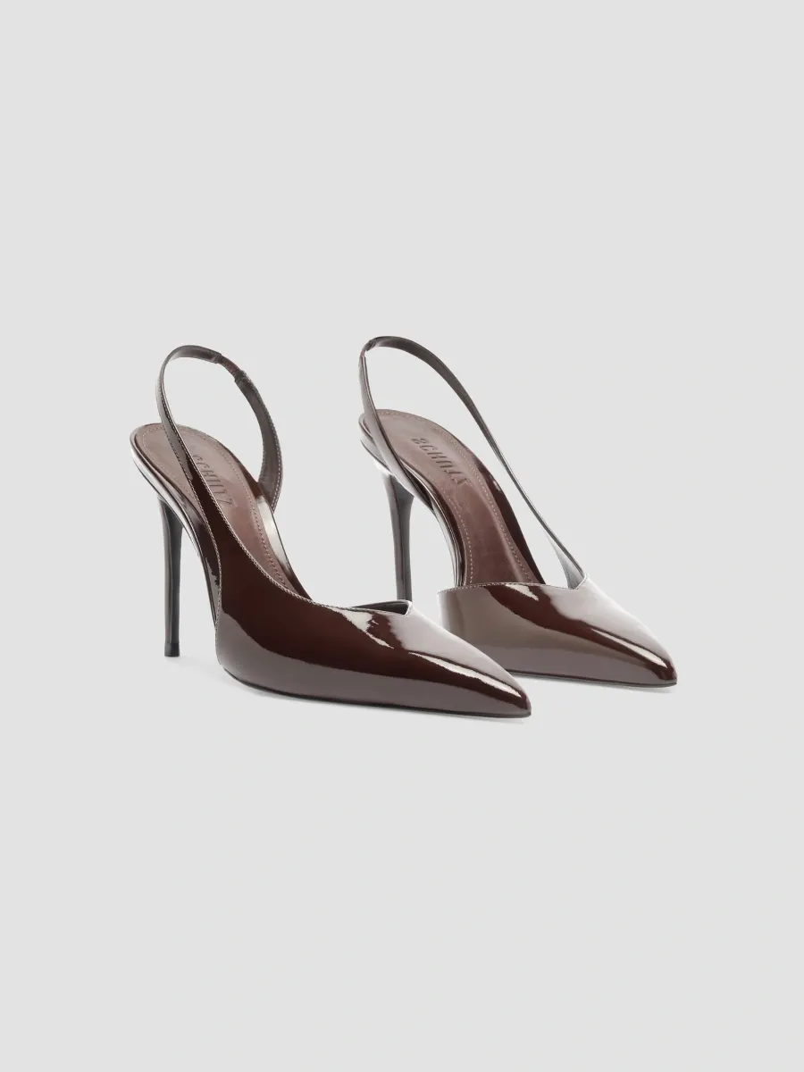 Schutz Women's Alessia 100MM Patent Leather Slingback Pumps | Thumbnail 9 Schutz Women's Alessia 100MM Patent Leather Slingback Pumps | Thumbnail 9
