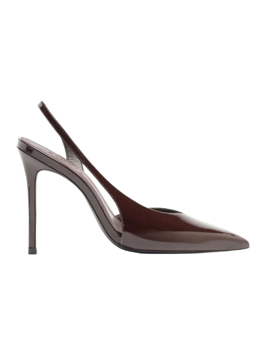 Schutz Women's Alessia 100MM Patent Leather Slingback Pumps
