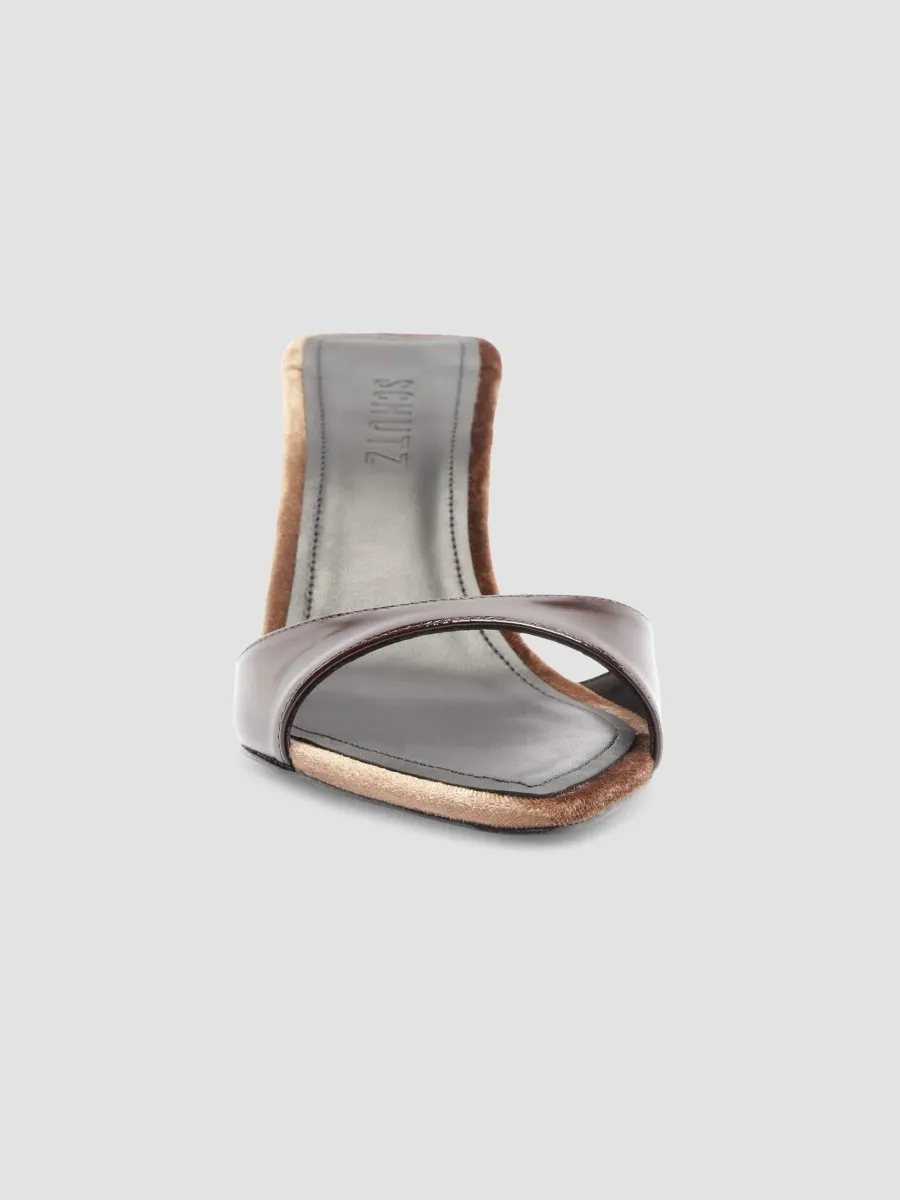 Schutz Women's Elodie 75MM Patent Leather Slip-On Sandals | Thumbnail 6 Schutz Women's Elodie 75MM Patent Leather Slip-On Sandals | Thumbnail 6