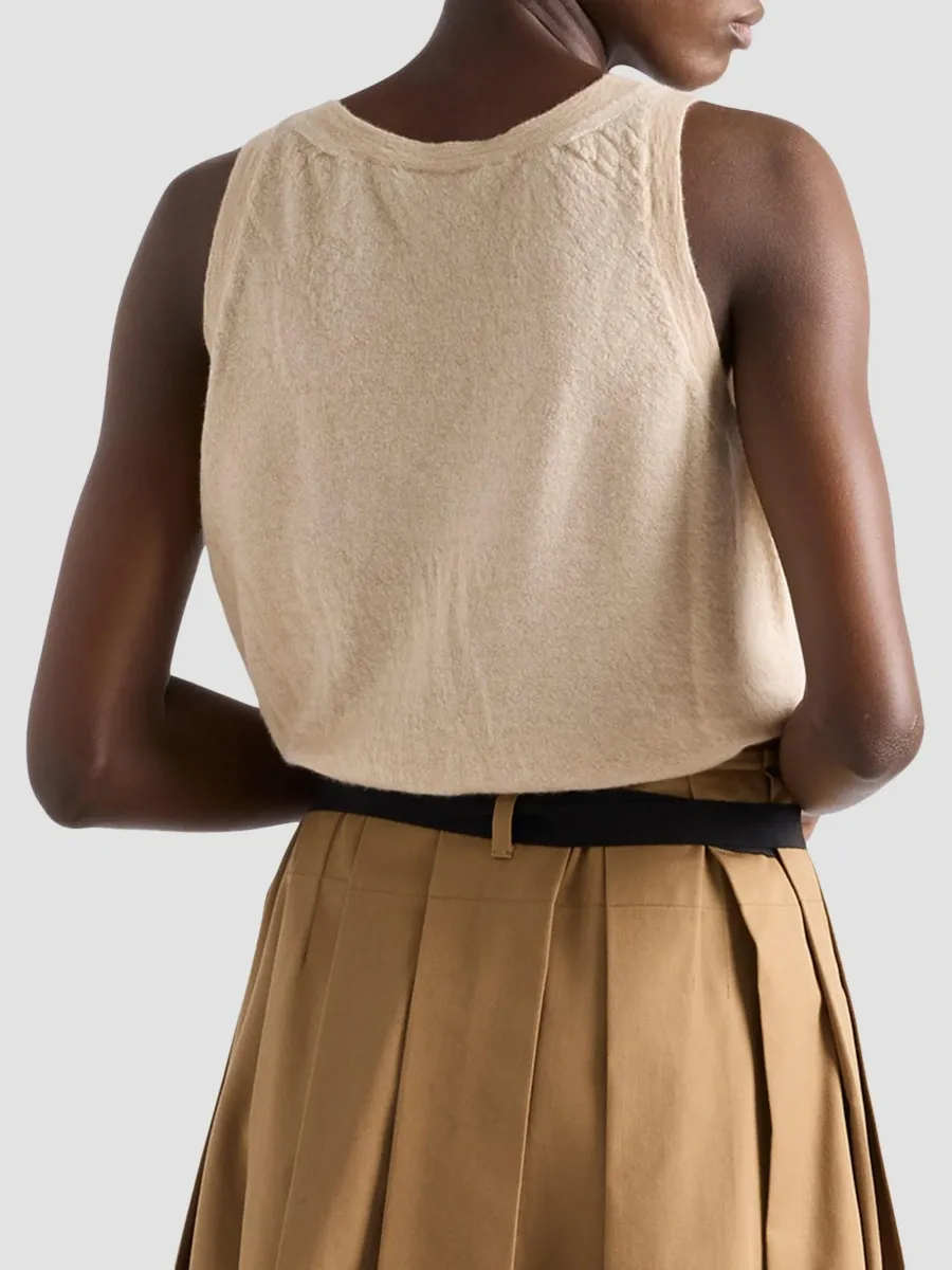 Prada Women's Cashmere Tank Top | Thumbnail 4
