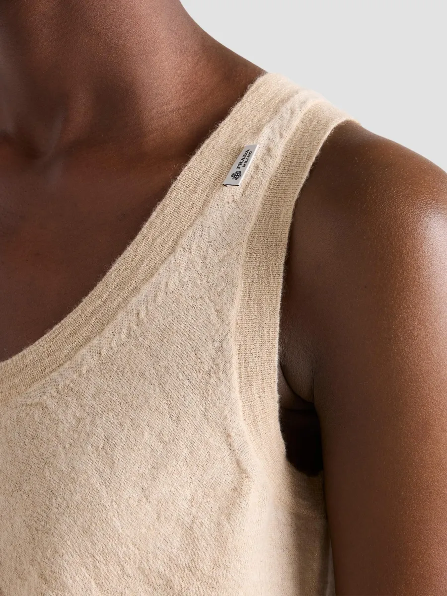 Prada Women's Cashmere Tank Top | Thumbnail 5