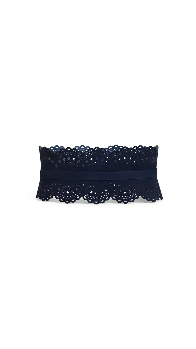 Alaïa Bustier Belt In Perforated Vienne Nubuck | Thumbnail 2 Alaïa Bustier Belt In Perforated Vienne Nubuck | Thumbnail 2