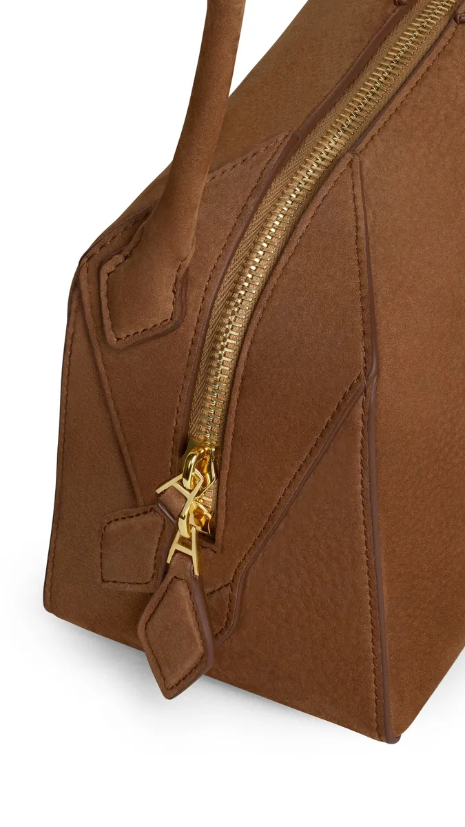 Alaïa Le Bouledogue Small Bag In Nubuck | Thumbnail 3 Alaïa Le Bouledogue Small Bag In Nubuck | Thumbnail 3