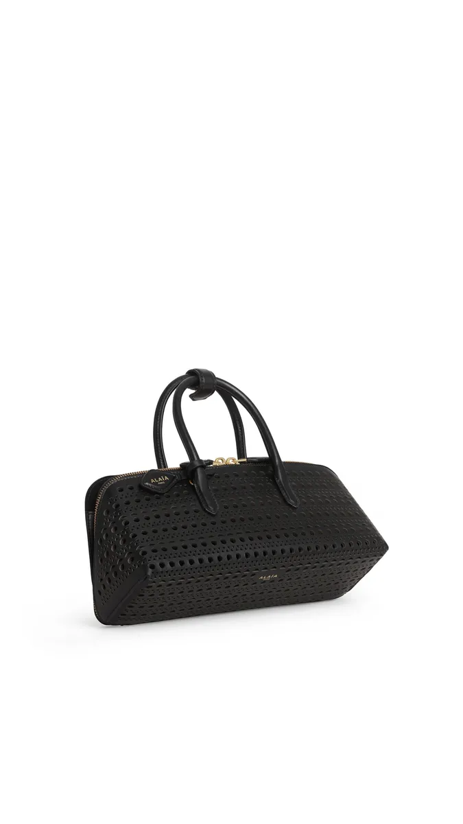 Alaïa Delta Small Bag In Perforated Vienne Calfskin | Thumbnail 2 Alaïa Delta Small Bag In Perforated Vienne Calfskin | Thumbnail 2
