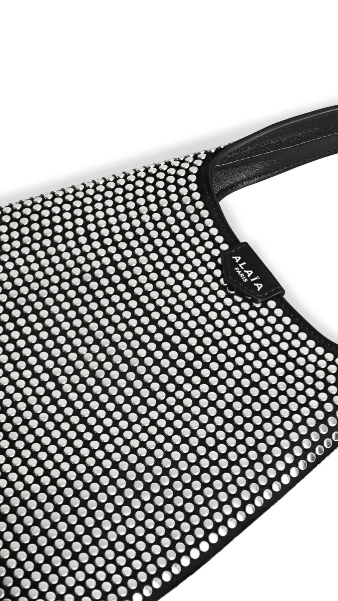 Alaïa Mini Hobo Bag In Suede With Studs | Thumbnail 2
