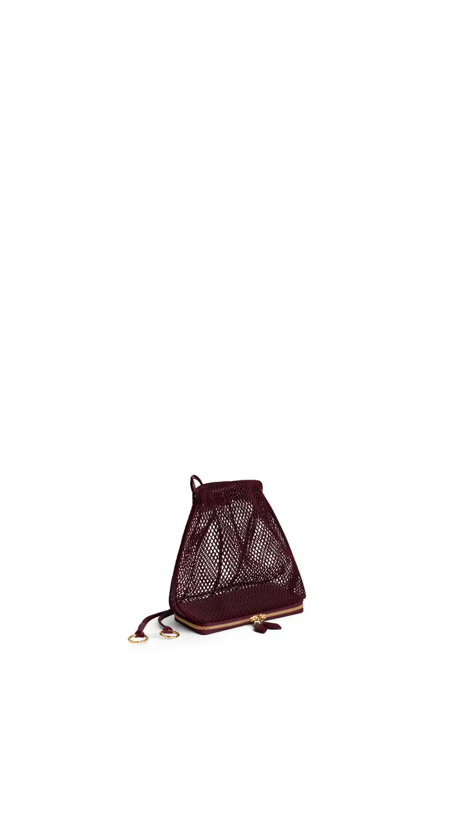 Alaïa Le Pochon Bag In Fishnet | Thumbnail 2 Alaïa Le Pochon Bag In Fishnet | Thumbnail 2