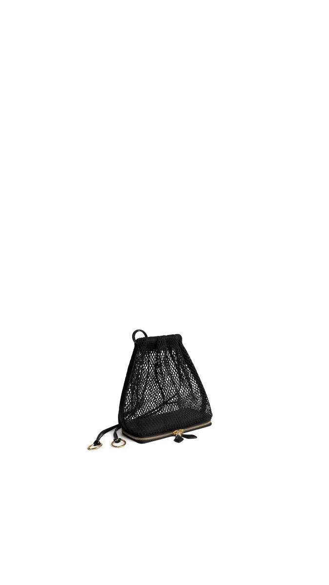 Alaïa Le Pochon Bag In Fishnet | Thumbnail 2 Alaïa Le Pochon Bag In Fishnet | Thumbnail 2