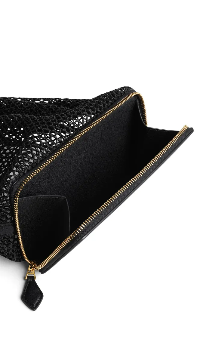 Alaïa Le Pochon Bag In Fishnet | Thumbnail 3 Alaïa Le Pochon Bag In Fishnet | Thumbnail 3