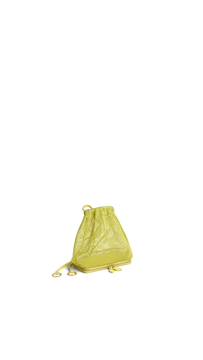 Alaïa Le Pochon Bag In Fishnet | Thumbnail 2