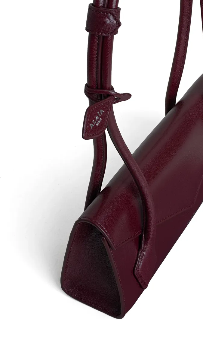 Alaïa Le Teckel Flap Small Bag In Shiny Goatskin | Thumbnail 3