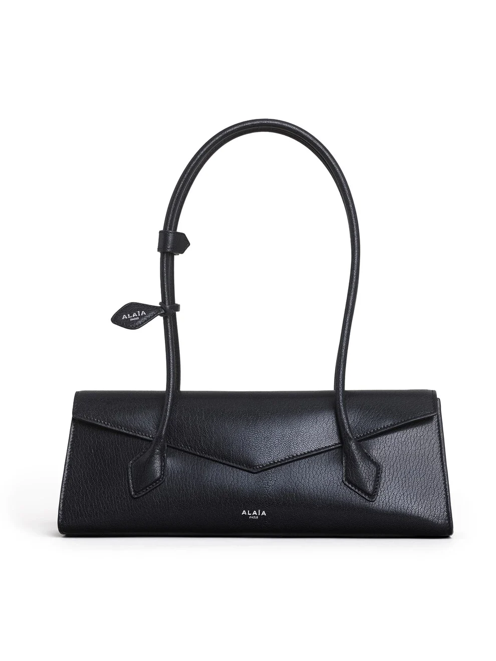 Le Teckel Flap Medium Bag In Shiny Goatskin Le Teckel Flap Medium Bag In Shiny Goatskin