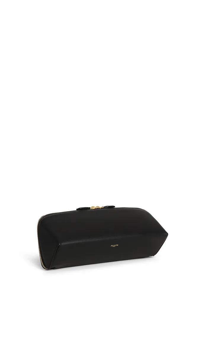 Alaïa Delta Clutch In Box Calfskin | Thumbnail 2 Alaïa Delta Clutch In Box Calfskin | Thumbnail 2