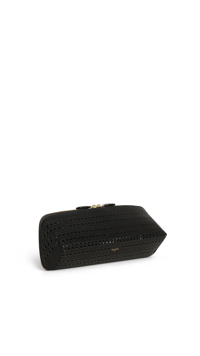 Alaïa Delta Clutch In Perforated Vienne Calfskin | Thumbnail 2