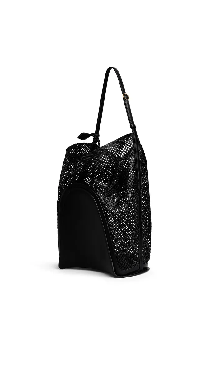 Alaïa Hip Large Bucket Bag In Leather Net | Thumbnail 2 Alaïa Hip Large Bucket Bag In Leather Net | Thumbnail 2