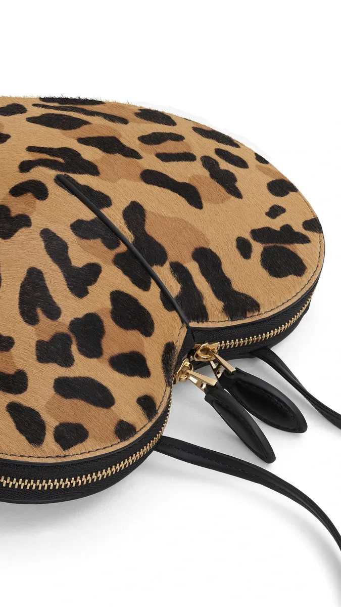 Alaïa Le Coeur Bag In Leopard Haircalf | Thumbnail 3 Alaïa Le Coeur Bag In Leopard Haircalf | Thumbnail 3