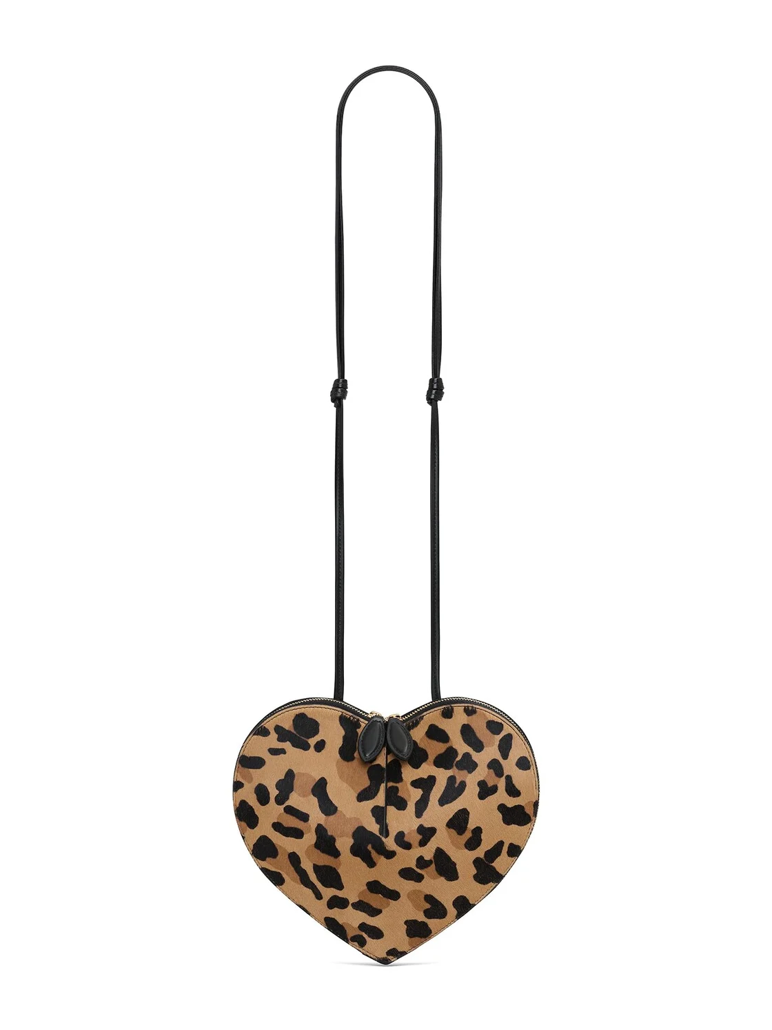 Alaïa Le Coeur Bag In Leopard Haircalf