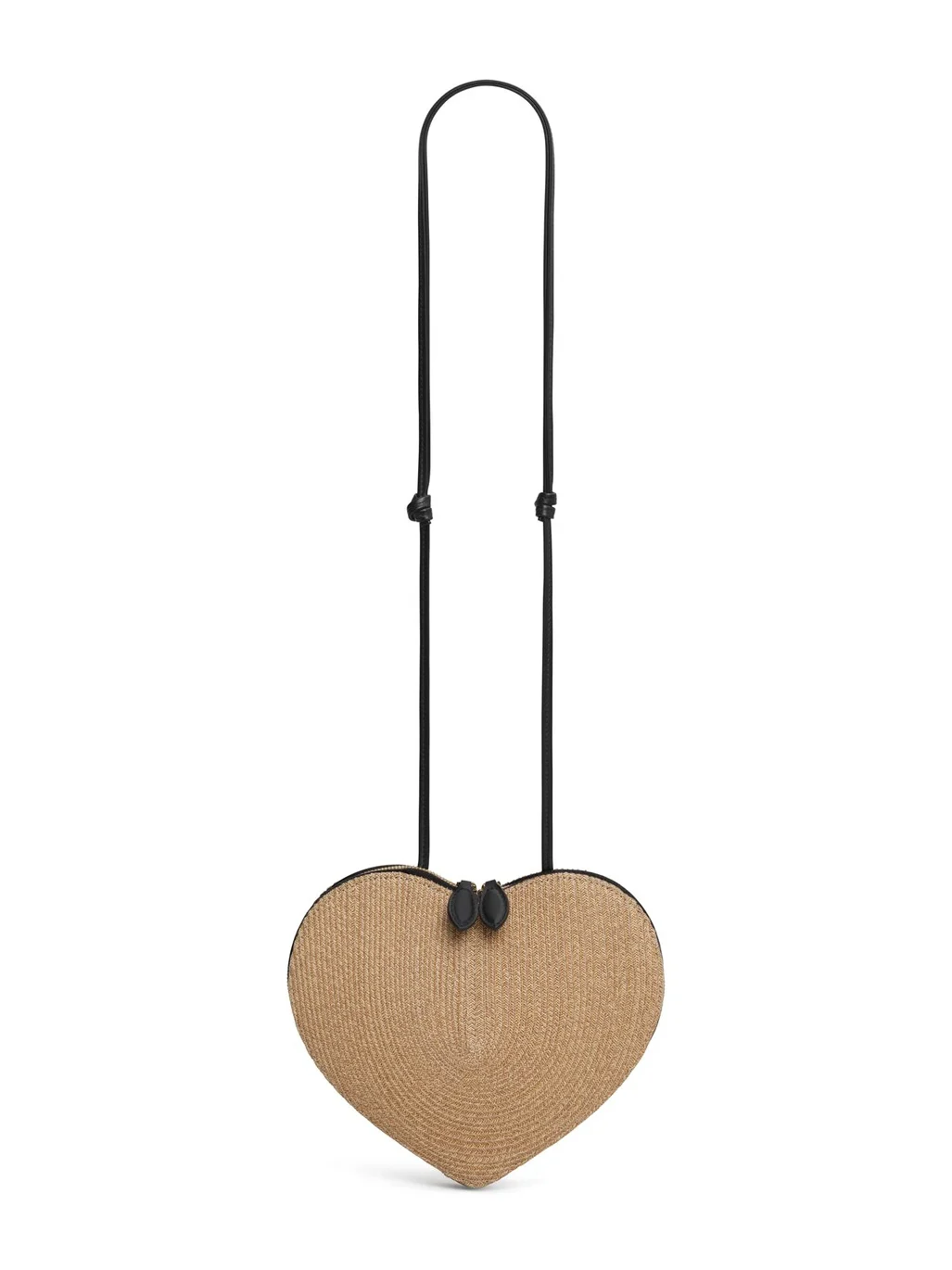 Alaïa Le Coeur Bag In Paper Straw