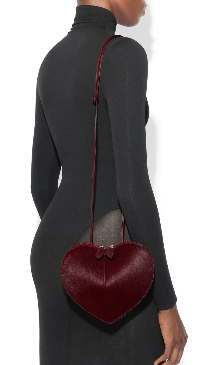 Alaïa Le Coeur Bi-material In Haircalf | Thumbnail 5 Alaïa Le Coeur Bi-material In Haircalf | Thumbnail 5