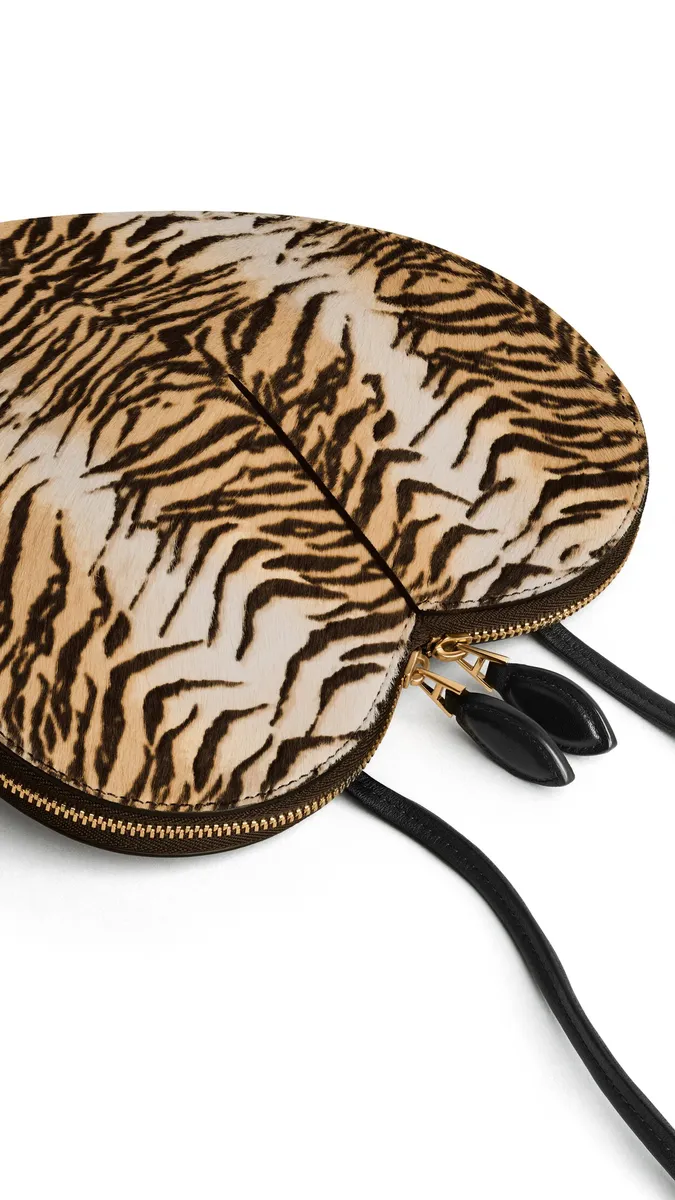 Alaïa Le Coeur Bag In Tiger Haircalf | Thumbnail 3 Alaïa Le Coeur Bag In Tiger Haircalf | Thumbnail 3