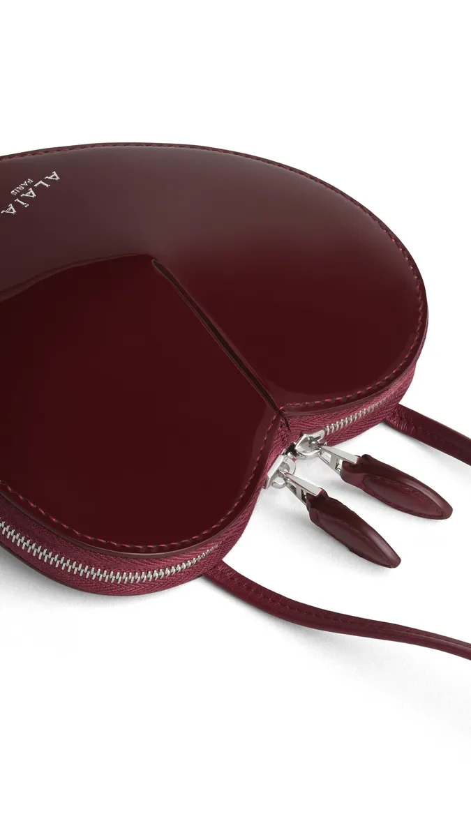 Alaïa Le Coeur Small Bag In Patent Leather | Thumbnail 3